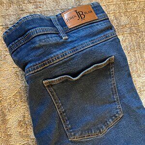 John Blair Men’s Classic Blue Jeans – Straight Leg – Dark Wash Size 40S